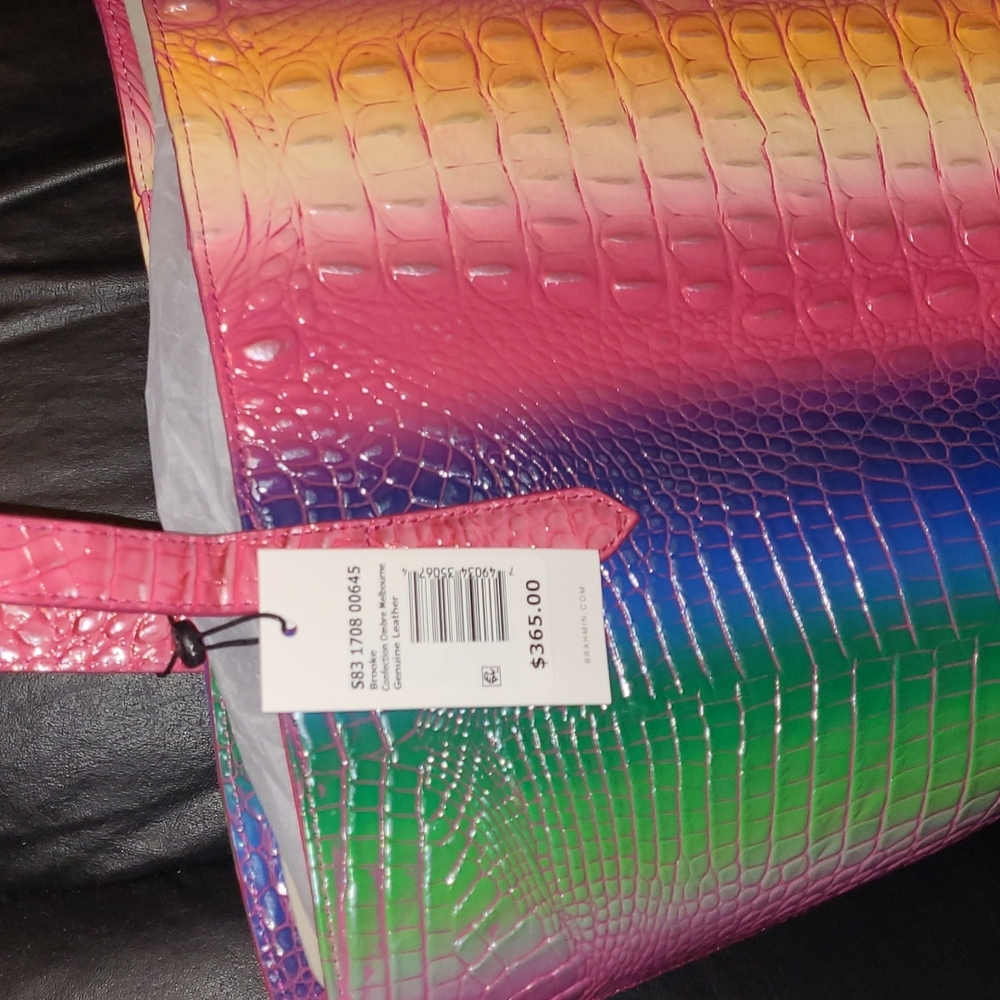 💜HP💜NWT Brahmin BROOKE Ombre Tote💜 - Picture 8 of 13